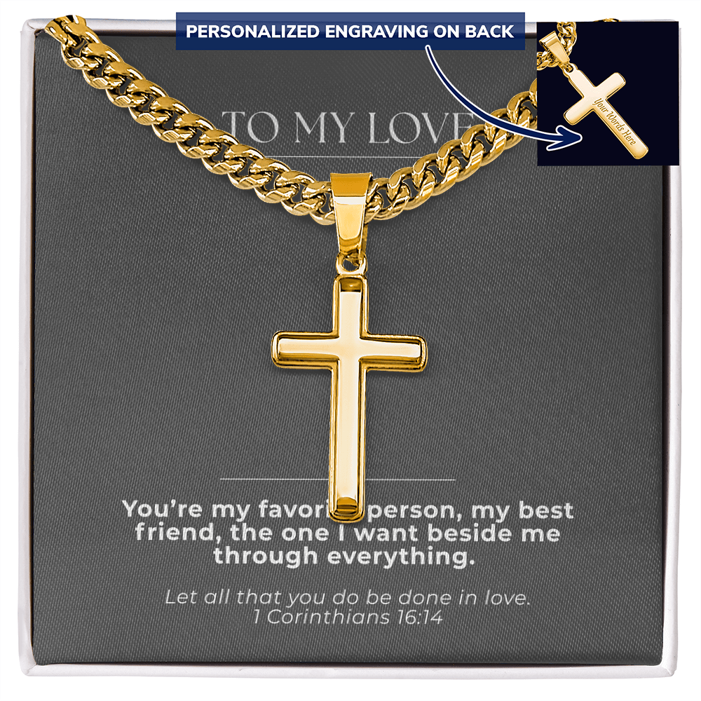 To My Love -Engraved for him