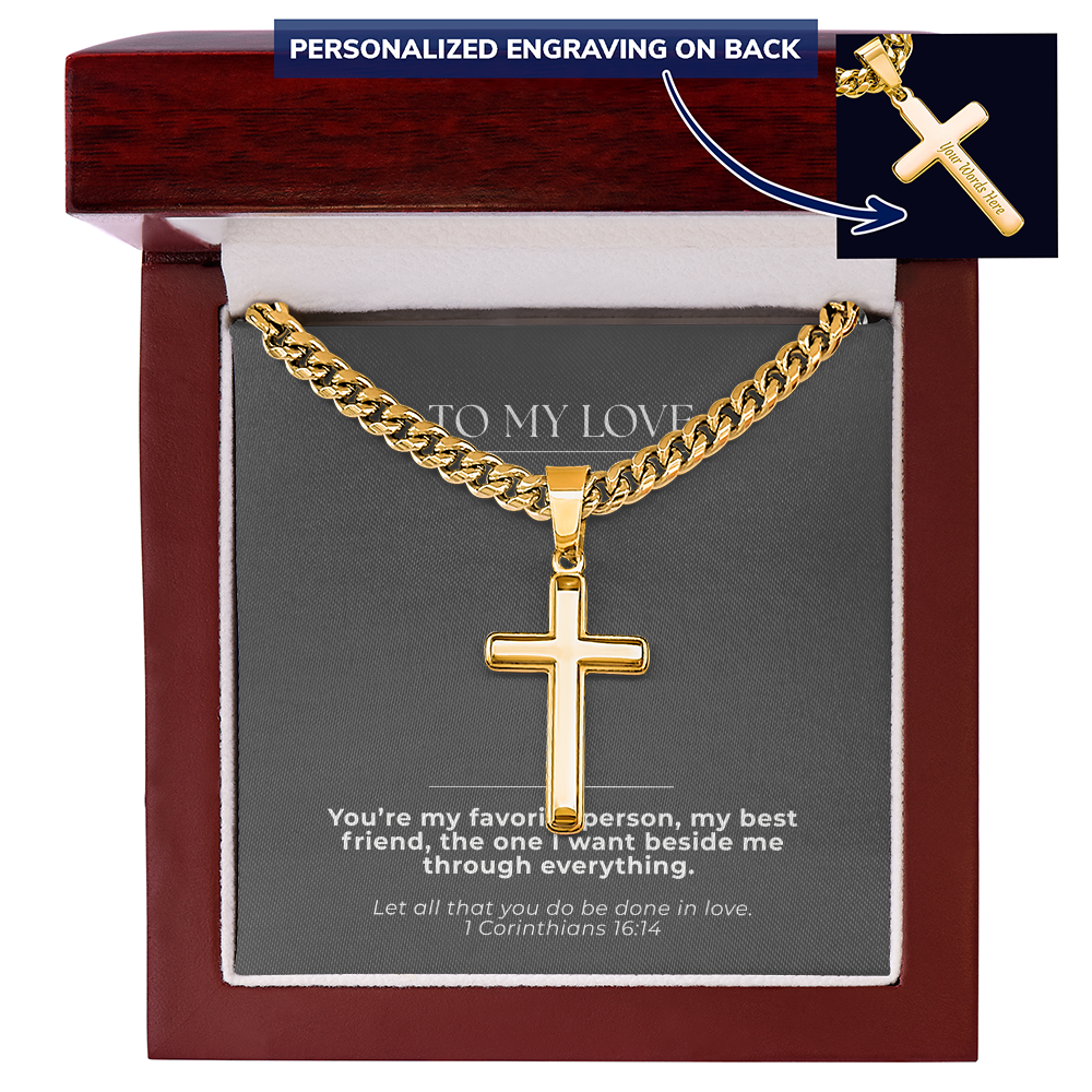 To My Love -Engraved for him