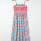 Sky Blue Bohemian Cooling Maxi Dress
